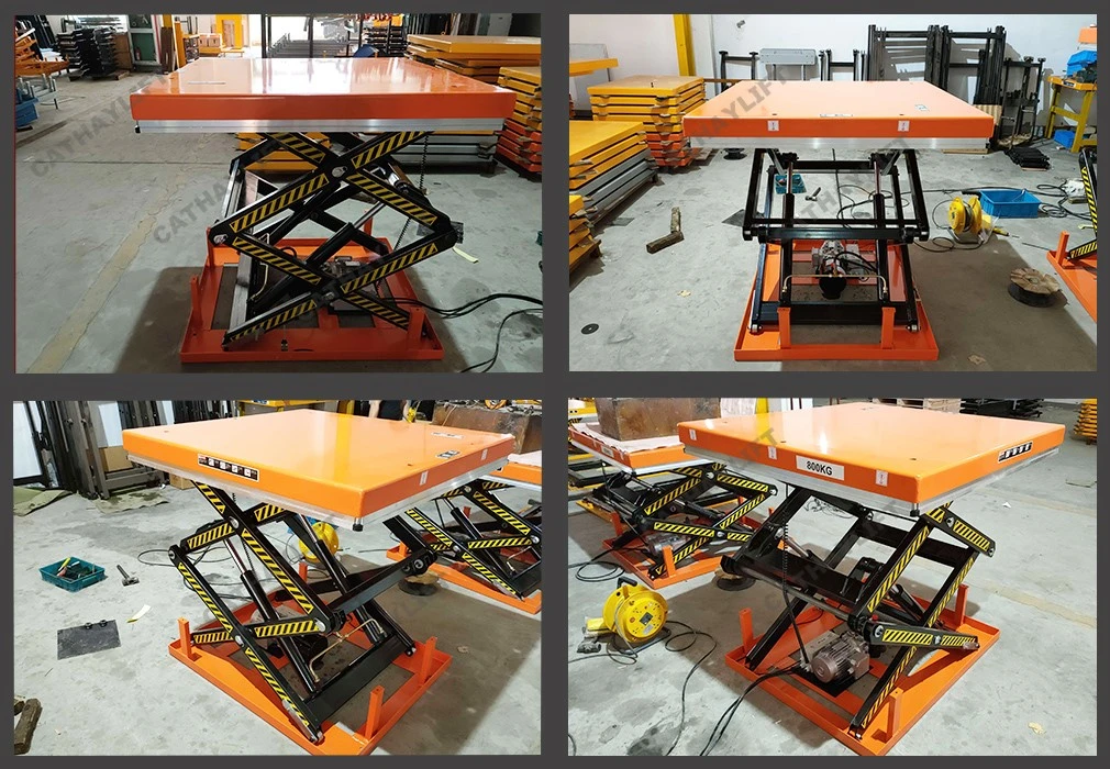double scissor lift table-real order double scissor lift table-real order
