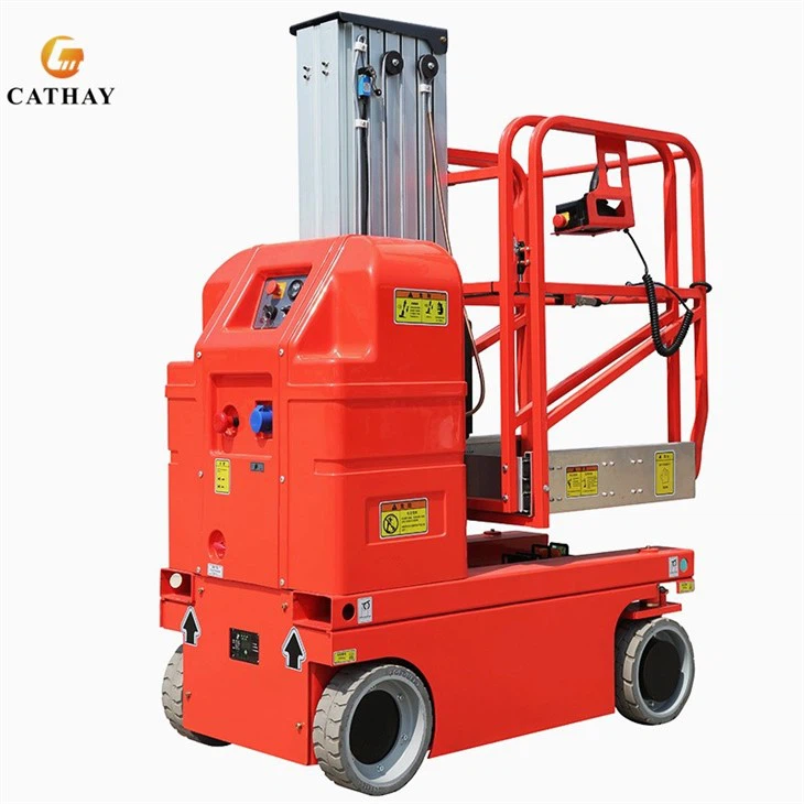 Self Propelled Single Mast Lift